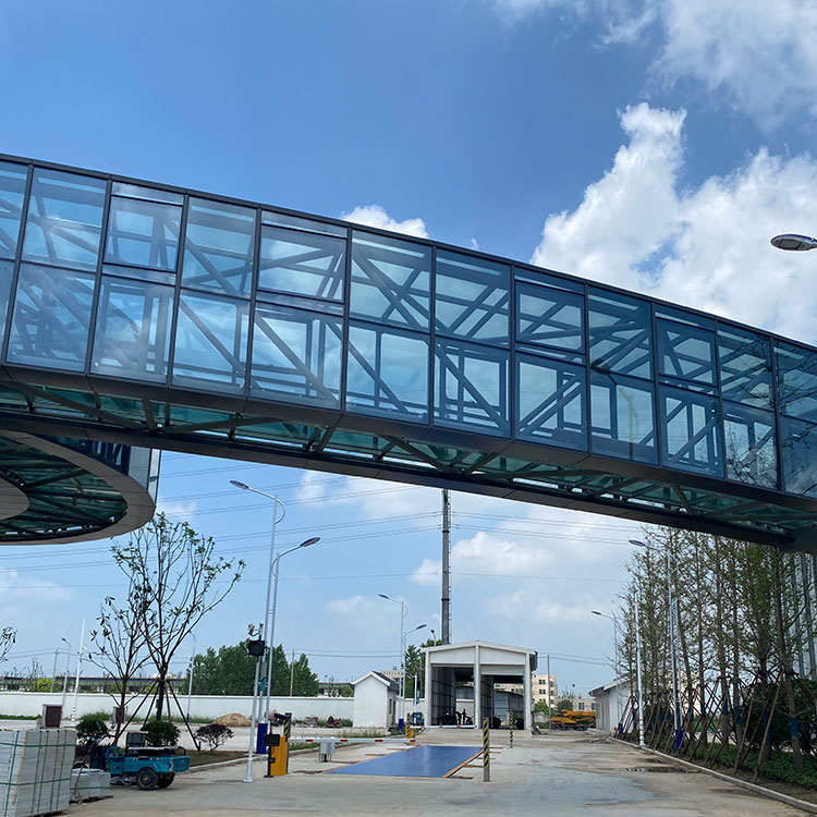 江蘇港口150噸地磅汽車衡案例現場